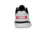 K-Swiss Men's Hypercourt Express 2 Tennis Shoe, White/Black/Mars Red, 10.5 M