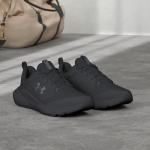 Under Armour Men's Charged Commit Trainer 4, (005) Black/Ultimate Black/Castlerock, 12, US