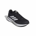 adidas Men's Run Falcon 5 Wide, Black/White/Black, 14