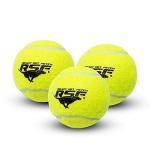 Franklin Pet Supply Co. Squeaky Dog Tennis Balls - Ready Set Fetch Dog Toy Tennis Balls with Squeaker - Perfect Pet Toy Fetch Ball for Small, Medium + Large Dogs - 3 Pack