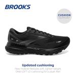 Brooks Men’s Adrenaline GTS 23 Supportive Running Shoe - Black/Black/Ebony - 10.5 Medium