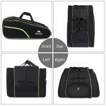 MATEIN Convertible Tennis Bag for 6 Rackets