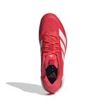 adidas Mens Adizero Ubersonic 5 Tennis, Lucid Red/Zero Metallic/Aurora Ruby, 8.5