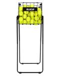 ELKCIP 2-in-1 Portable Pickleball & Tennis Ball Collector - Easily Pick Up Pickleball Retriever Basket Ball Caddy Carrier Picker Hopper with Wheels
