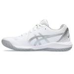 ASICS Women's Gel-Dedicate 8 Tennis Shoes, 7, White/Pure Silver