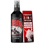 2-in-1 Shoe Grip Spray (4 oz), Instant Traction & Lasting Ultra Control for Basketball, Pickleball, Tennis, Volleyball, Anti-Slip Spray for Pro Stability & Quick Stops on Wood, Sport Courts