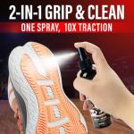 2-in-1 Shoe Grip Spray (4 oz), Instant Traction & Lasting Ultra Control for Basketball, Pickleball, Tennis, Volleyball, Anti-Slip Spray for Pro Stability & Quick Stops on Wood, Sport Courts