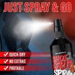 2-in-1 Shoe Grip Spray (4 oz), Instant Traction & Lasting Ultra Control for Basketball, Pickleball, Tennis, Volleyball, Anti-Slip Spray for Pro Stability & Quick Stops on Wood, Sport Courts