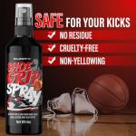 2-in-1 Shoe Grip Spray (4 oz), Instant Traction & Lasting Ultra Control for Basketball, Pickleball, Tennis, Volleyball, Anti-Slip Spray for Pro Stability & Quick Stops on Wood, Sport Courts