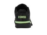 K-Swiss Men's Hypercourt Express 2 Tennis Shoe Tennis Shoe, Black/Soft Neon Green/Neon Lava, 10.5 W