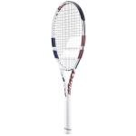 Babolat Boost Drive Strung Tennis Racquet, White (4" Grip)