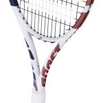 Babolat Boost Drive Strung Tennis Racquet, White (4" Grip)