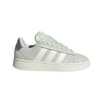 adidas Womens Grand Court Alpha 00s Sportswear, Linen Green/Off White/Silver Metallic, 8