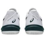 ASICS Men's Game FlyteFoam Tennis Shoes, 12, White/Saxon Green