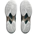 ASICS Men's Game FlyteFoam Tennis Shoes, 12, White/Saxon Green