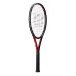Wilson Clash 100L V3 Strung Adult Performance Tennis Racket - Grip Size 2-4 1/4", Strung with Sensation 16 Natural at Mid Range Tension