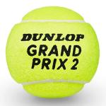 DUNLOP Grand Prix Extra Duty Hard Court Tennis Balls - 3 Ball Can (12 Cans = 1/2 Case)