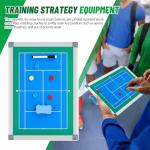Honoson Magnetic Dry Erase Coach's Board for Tennis, Tactical Coach Board Kits Tennis Gifts Training Strategy Equipment Including Dry Erase Pen, Eraser, Magnetic Dots for Practice Strategy