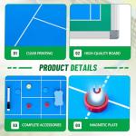 Honoson Magnetic Dry Erase Coach's Board for Tennis, Tactical Coach Board Kits Tennis Gifts Training Strategy Equipment Including Dry Erase Pen, Eraser, Magnetic Dots for Practice Strategy