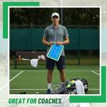 Honoson Magnetic Dry Erase Coach's Board for Tennis, Tactical Coach Board Kits Tennis Gifts Training Strategy Equipment Including Dry Erase Pen, Eraser, Magnetic Dots for Practice Strategy