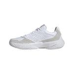 adidas Unisex-Adult CourtJam Control 3 Premium Tennis, White/White/White, 11