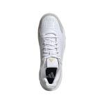 adidas Unisex-Adult CourtJam Control 3 Premium Tennis, White/White/White, 11