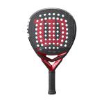 Wilson Bela Pro V3 Padel Racket - Black/Red, Grip Size 2-4 1/4"