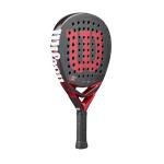 Wilson Bela Pro V3 Padel Racket - Black/Red, Grip Size 2-4 1/4"