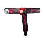 Wilson Bela Pro V3 Padel Racket - Black/Red, Grip Size 2-4 1/4"
