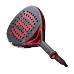 Wilson Bela Pro V3 Padel Racket - Black/Red, Grip Size 2-4 1/4"