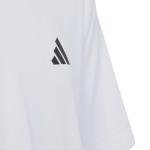 adidas Boys Club Tennis 3-Stripes T-Shirt, White, XX-Small