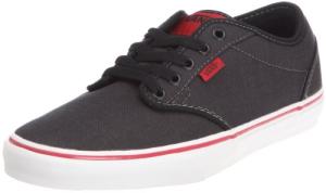 Vans Men's Atwood Canvas Trainers Sneaker, Black/Chili, 10.5 M US