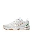 Nike Men's Air Monarch IV Training/Workout Shoes, White/Metallic Gold-Phantom-Lucky Green, 10.5
