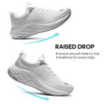 NORTIV 8 Women's Walking Shoes Cushion Comfortable ActiveBreeze Running Tennis Shoes Non-Slip Workout Gym Sports Athletic Breathable Fashion Sneakers,Size 7.5,White,SNWS248W