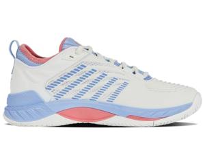 K-Swiss Women's Hypercourt Supreme 2 Tennis Shoe, Bright White/Open Air/Strawberry Ice, 9 M
