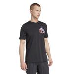 Adidas Men's Tennis City Lights Graphic T-Shirt, Black, Small