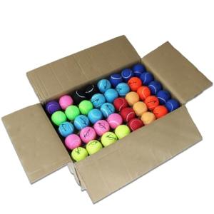 Magicorange Tennis Balls, 120 Pack Advanced Training Tennis Balls Practice Balls, Pet Dog Playing Balls, Come with Mesh Bag for Easy Transport, Good for Beginner Training Ball (Colorful)