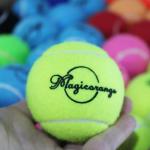Magicorange Tennis Balls, 120 Pack Advanced Training Tennis Balls Practice Balls, Pet Dog Playing Balls, Come with Mesh Bag for Easy Transport, Good for Beginner Training Ball (Colorful)