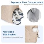 KAVIGOR Tennis Tote Bag with Shoe Compartment - Extra-Large Quilted Pickleball Bag Holds 2-4 Rackets, Water-Resistant & Lightweight for Men & Women