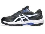 ASICS Kid's Gel-Game Grade School Tennis Shoes, 6, Black/White