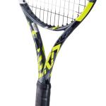 Babolat Pure Aero 98 Tennis Racquet (4 1/2" Grip) Strung with 16g White Syn Gut at Mid-Range Tension