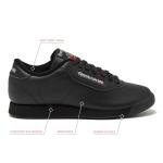 Reebok Princess Sneakers for Women, Comfortable Walking or Tennis Womens Shoes, Us-Black, 8