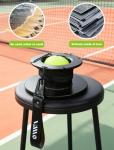 VAIIO Professional Tennis Trainer - Full Metal Portable Solo Rebounder with 3 High-Elastic String Balls, Ideal for Adults, Kids, Beginners & Advanced Players