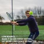 Insum 12-Pack Advanced Training Tennis Balls for Beginner Practice, Pet Dog Tennis Balls with Mesh Bag for Easy Carry