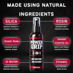 PowerGrip 2 in 1 Sports Shoe Grip Spray, Provides Traction and Rejuvenates Soles. Multipurpose Grip Spray for Improving Basketball Shoe Grip. Anti Slip & Performance Enhancer