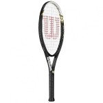Wilson Hyper Hammer 5.3 Strung Tennis Racket (Black/White, 4 1/4)