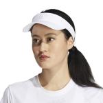 adidas Women's Match Visor, Lightweight Breathable Sport Athletic Adjustable fit Sun hat, White/White/1.0, One Size