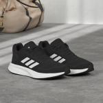 adidas Women's Duramo Sl 2.0 Running Shoe, Core Black/White/Core Black, 8