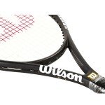 Wilson Hyper Hammer 5.3 Strung Tennis Racket (Black/White, 4 1/4)