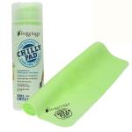 FROGG TOGGS Chilly Pad, Instant Cooling Towel, long lasting, reusable, Sports and Outdoors Neck Towel 33x13, Hivis Lime Green